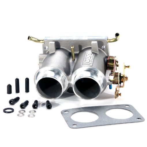 Picture of BBK 87 - 96 Ford F Series Truck RV 302 351 Twin 61mm Throttle Body BBK Power Plus Series