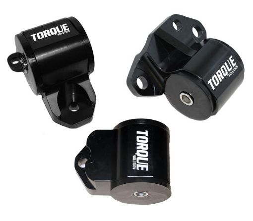 Picture of Torque Solution 3pc Billet Engine Mount Kit (3 Bolt) 92 - 95 Honda Civic94 - 01 Integra93 - 97 Del Sol