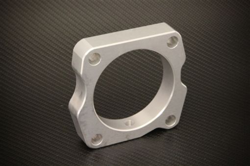 Picture of Torque Solution Throttle Body Spacer (Silver) Acura TL 2004 - 2007