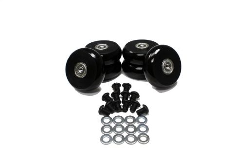 Picture of Energy Suspension 2.375in Black Hyper - Glide PolyCreeper Wheels (Set of 6)