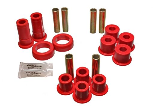 Picture of Energy Suspension 91 - 94 Ford ExplorerBronco II 2WD4WD Red Rear Leaf Spring Bushing Set
