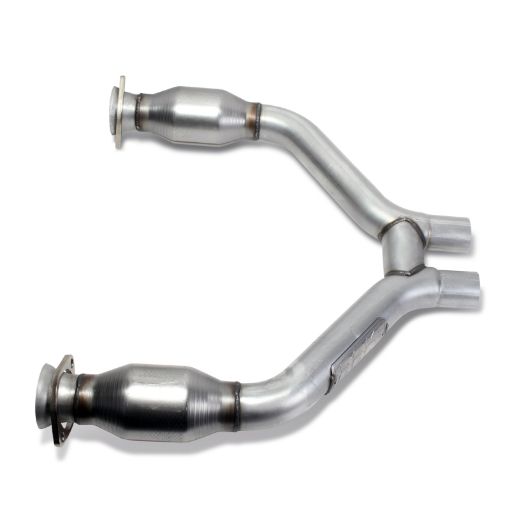 Picture of BBK 2015 - 16 Mustang V6 Short Mid H Pipe With Converters (To Be Used With 1642 Series Headers)