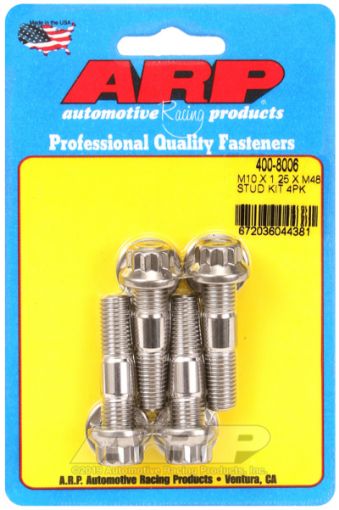 Picture of ARP M10 x 1.25 x 48mm Broached 4 Piece Stud Kit