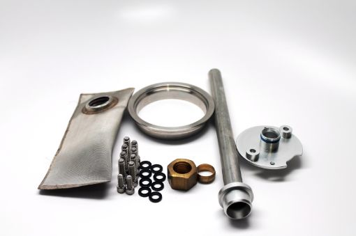 Picture of Fuelab Prodigy Stainless Weldable Flange In - Tank Power Module Installation Kit for Fabricator Series