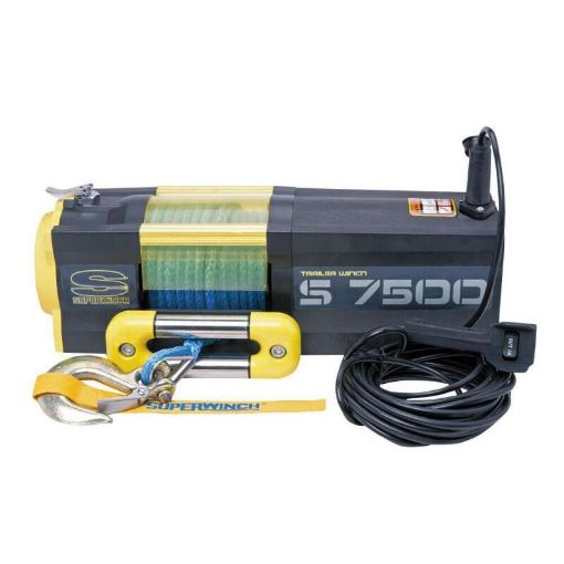 Picture of Superwinch 7500 LBS 12V DC 516in x 54ft Synthetic Rope S7500 Winch