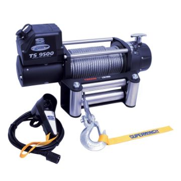 Picture of Superwinch 9500 LBS 12V DC 1132in x 95ft Steel Rope Tiger Shark 9500 Winch