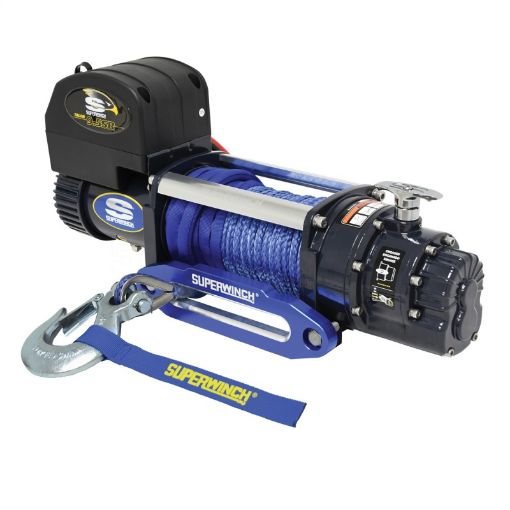 Picture of Superwinch 9500 LBS 12V DC 38in x 80ft Synthetic Rope Talon 9.5SR Winch