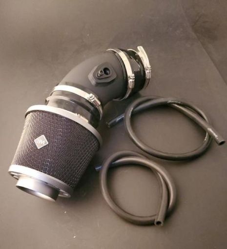 Picture of Weapon R 13 - 16 Hyundai Genesis Coupe 3.8L V6 Stealth Secret Weapon Intake - Flat Black