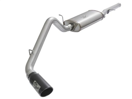 Picture of aFe MACHForce XP Exhausts Cat - Back Black Tip 09 - 17 GM Silverado 1500 4.35.3L RegCab SBLB