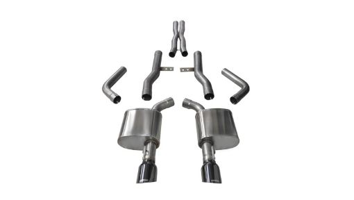 Picture of Corsa 2015 - 2023 Dodge Charger SRTScat PackRT 6.4L Black Xtreme Cat - Back Exhaust