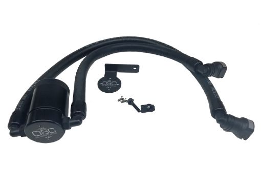 Picture of JL 11 - 17 Ford F - 150 5.0L 11 - 14 Ford F - 150 6.2L Driver Side Oil Separator 3.0 - Black Anodized