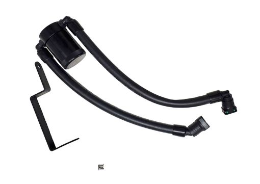 Picture of JL 13 - 19 Ford Explorer Sport EcoBoost V6 Passenger Side Oil Separator 3.0 - Black Anodized