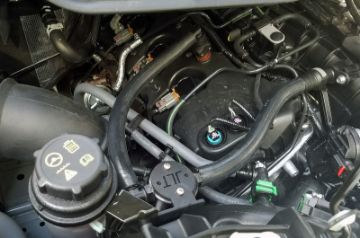 Picture of JampL 15 - 24 Ford Transit 150250350 3.5L EcoBoost Passenger Side Oil Separator 3.0 - Black Anodiz