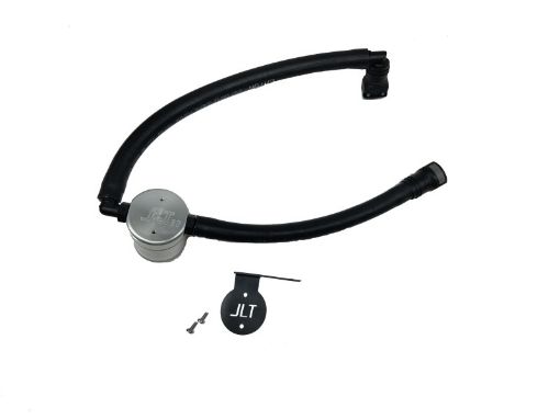 Picture of JampL 15 - 24 Ford Transit 150250350 3.5L EcoBoost Passenger Side Oil Separator 3.0 - Clear Anodiz