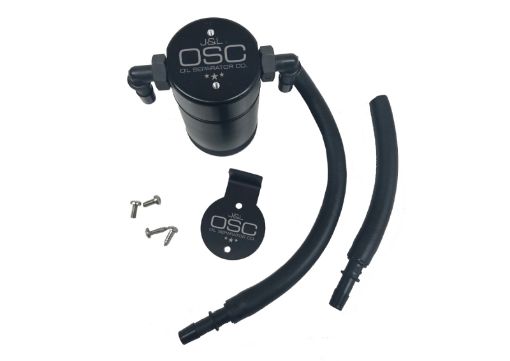 Picture of JL 99 - 04 Ford Lightning Passenger Side Oil Separator 3.0 - Black Anodized