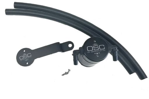 Picture of JL 13 - 19 Ford Fusion 2.0L EcoBoost Passenger Side Oil Separator 3.0 - Black Anodized