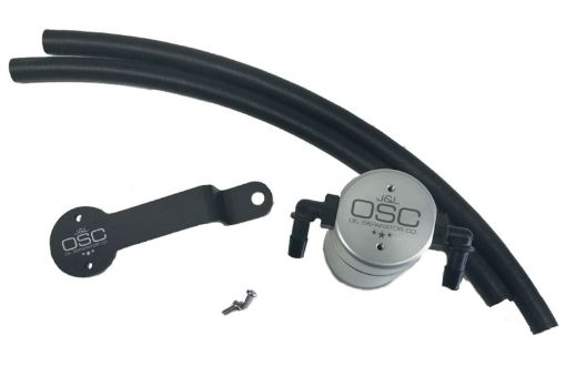 Picture of JL 13 - 19 Ford Fusion 2.0L EcoBoost Passenger Side Oil Separator 3.0 - Clear Anodized
