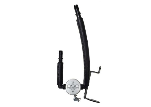 Picture of JL 05 - 23 Dodge Charger 5.7L Hemi Passenger Side Oil Separator 3.0 - Clear Anodized