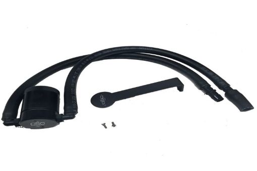 Picture of JL 12 - 17 Jeep Wrangler JK 3.6L Passenger Side Oil Separator 3.0 - Black Anodized