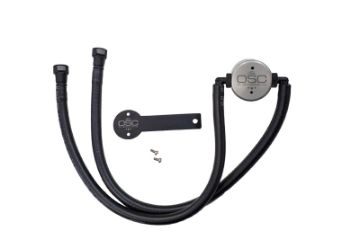 Picture of JampL 16 - 24 Chevrolet Camaro LT1 6.2L Drivers Side Oil Separator 3.0 - Clear Anodized