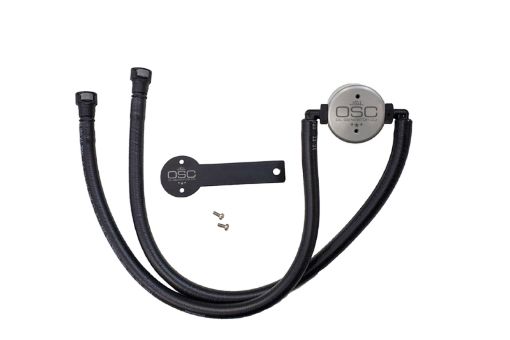 Picture of JampL 16 - 24 Chevrolet Camaro LT1 6.2L Drivers Side Oil Separator 3.0 - Clear Anodized