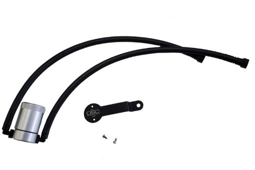 Picture of JL 14 - 18 ChevyGM TruckSUV 5.3L V8 Driver Side Oil Separator 3.0 - Clear Anodized