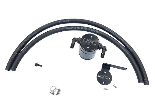 Picture of JL 95 - 04 Toyota Tacoma4Runner 3.4L Driver Side Oil Separator 3.0 - Black Anodized