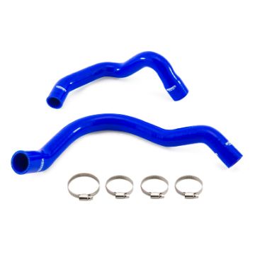 Picture of Mishimoto 91 - 01 Jeep Cherokee XJ 4.0L Silicone Radiator Hose Kit - Blue