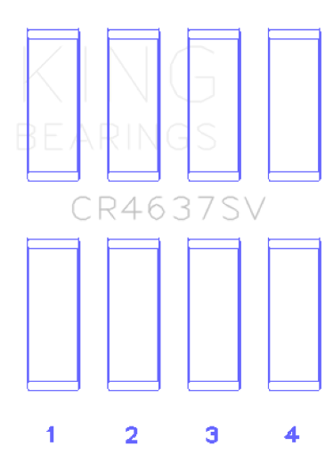 Picture of King Audi BYTCDNCCCZDCPSA Connecting Rod Bearing Set