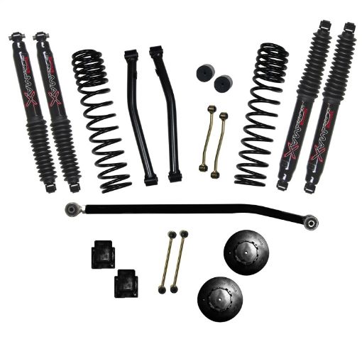 Picture of Skyjacker 2020 Jeep Gladiator JT Non - Rubicon Suspension Lift Kit 3.5in Fr 2in Rr wBlk Max Shocks