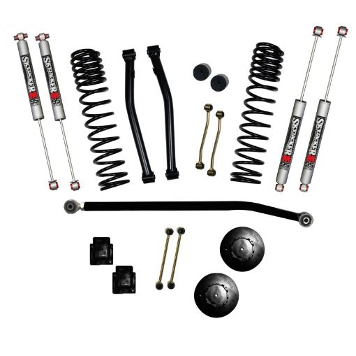 Picture of Skyjacker 2020 Jeep Gladiator JT Non - Rubicon Suspension Lift Kit 3.5in Fr 2in Rr wM95 Mono Shocks