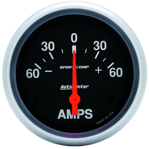 Picture of Autometer 2 - 58in Electric 60 - 0 - 60 Amps Ammeter