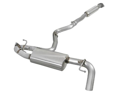 Picture of aFe POWER Takeda 2.5in 304 SS Cat - Back Exhaust System Subaru Crosstrek 18 - 19 H4 - 2.0L