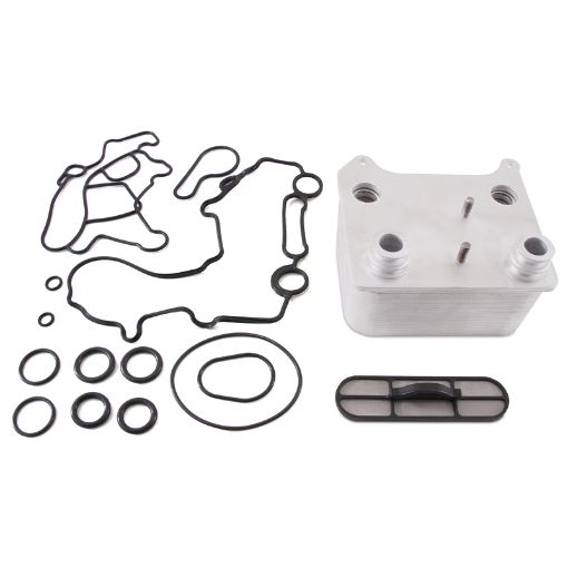 Picture of Mishimoto 03 - 07 Ford 6.0L Powerstroke Replacement Oil Cooler Kit