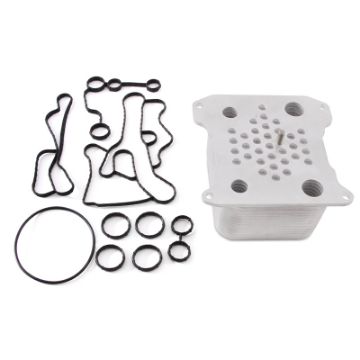 Picture of Mishimoto 08 - 10 Ford 6.4L Powerstroke Replacement Oil Cooler Kit