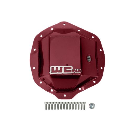Picture of Wehrli 01 - 19 Chevrolet Duramax03 - 19 Dodge Cummins 11.5in AAM Rear Diff. Cover - WCFab Red