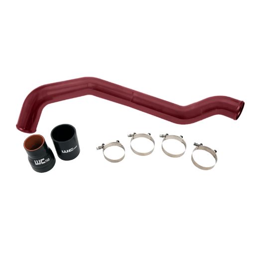 Picture of Wehrli 04.5 - 10 Chevrolet 6.6L LLYLBZLMM Duramax Driver Side 3in Intercooler Pipe - WCFab Red