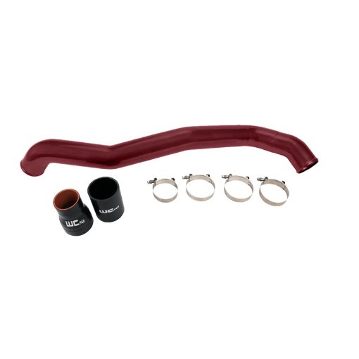 Picture of Wehrli 11 - 16 Chevrolet 6.6L LML Duramax Driver Side 3in Intercooler Pipe - WCFab Red