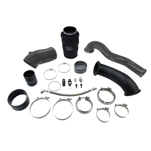 Picture of Wehrli 04.5 - 07 Dodge 5.9L Cummins S400 Turbo 2nd Gen Swap Kit (No TurboManifold) - Gloss Black
