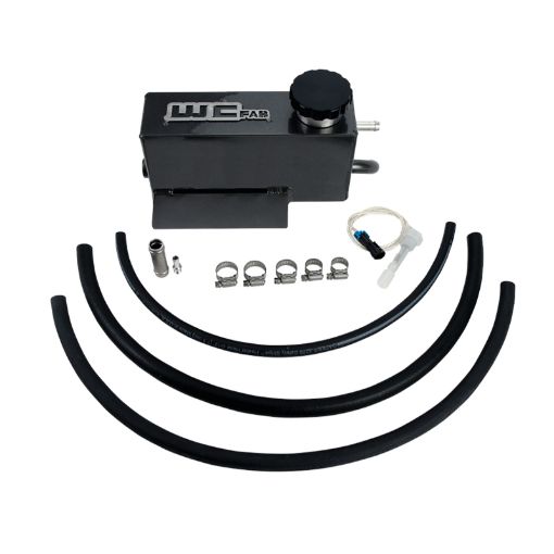 Picture of Wehrli 11 - 16 Chevrolet 6.6L LML Duramax Twin Turbo Style Coolant Tank Kit - Gloss Black