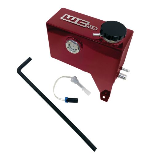 Picture of Wehrli 11 - 16 Chevrolet 6.6L LML Duramax OEM Placement Coolant Tank Kit - WCFab Red