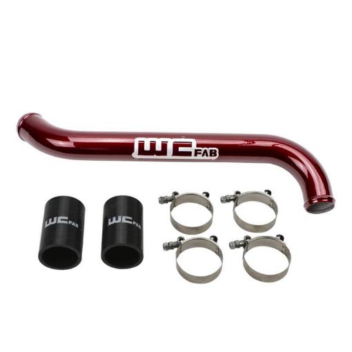 Picture of Wehrli 11 - 16 Chevrolet 6.6L LML Duramax Upper Coolant Pipe - Gloss Black