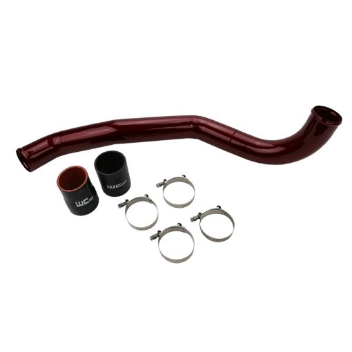 Picture of Wehrli 17 - 19 Chevrolet 6.6L L5P Duramax Driver Side 3in Intercooler Pipe - WCFab Red