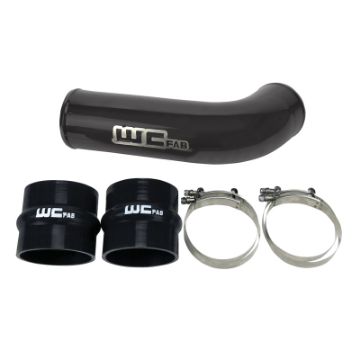 Picture of Wehrli 17 - 19 Chevrolet 6.6L L5P Duramax 4in Intake Pipe (Use wOEM Air Box) - Bengal Blue