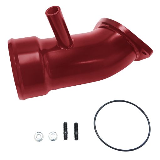 Picture of Wehrli 17 - 19 Chevrolet 6.6L L5P Duramax 3.5in Intake Horn wPCV Port - WCFab Red