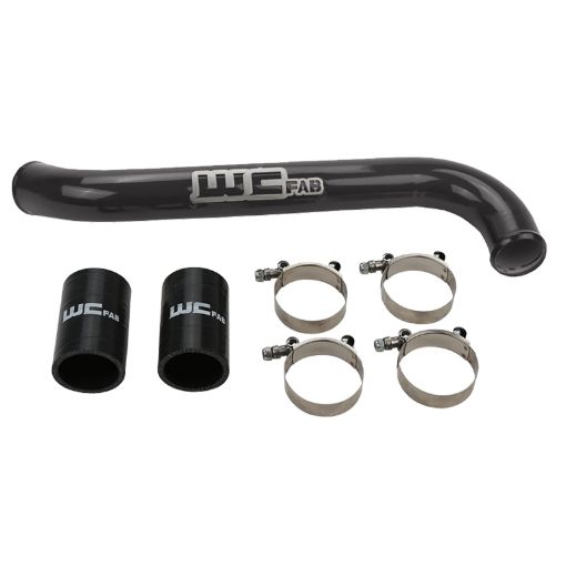 Picture of Wehrli 17 - 19 Chevrolet 6.6L L5P Duramax Upper Coolant Pipe - Gloss Black