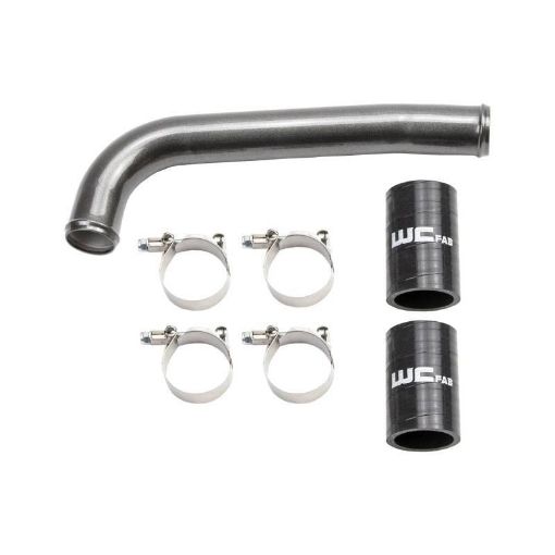 Picture of Wehrli 01 - 05 Chevrolet 6.6L LB7LLY Duramax Upper Coolant Pipe - Gloss Black