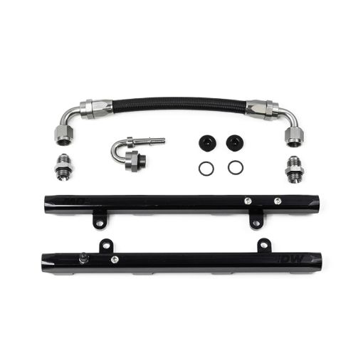Picture of DeatschWerks 11 - 17 Ford Mustang F - 150 Coyote 5.0 V8 Fuel Rails w Crossover