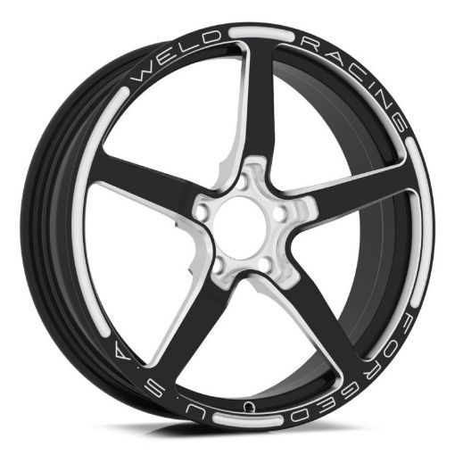 Picture of Weld Alumastar 1 - Piece 18x6 5x115 BP 2.7in. BS Black Wheel - Non - Beadlock