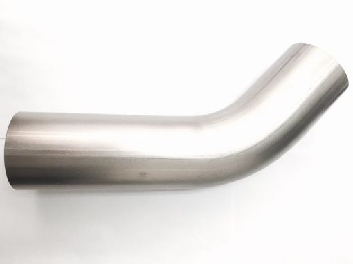 Picture of Ticon Industries 2.5in Diameter 45 Degree 1mm WT 3.75in CLR 3in Leg6in Leg Titanium Mandrel Bend